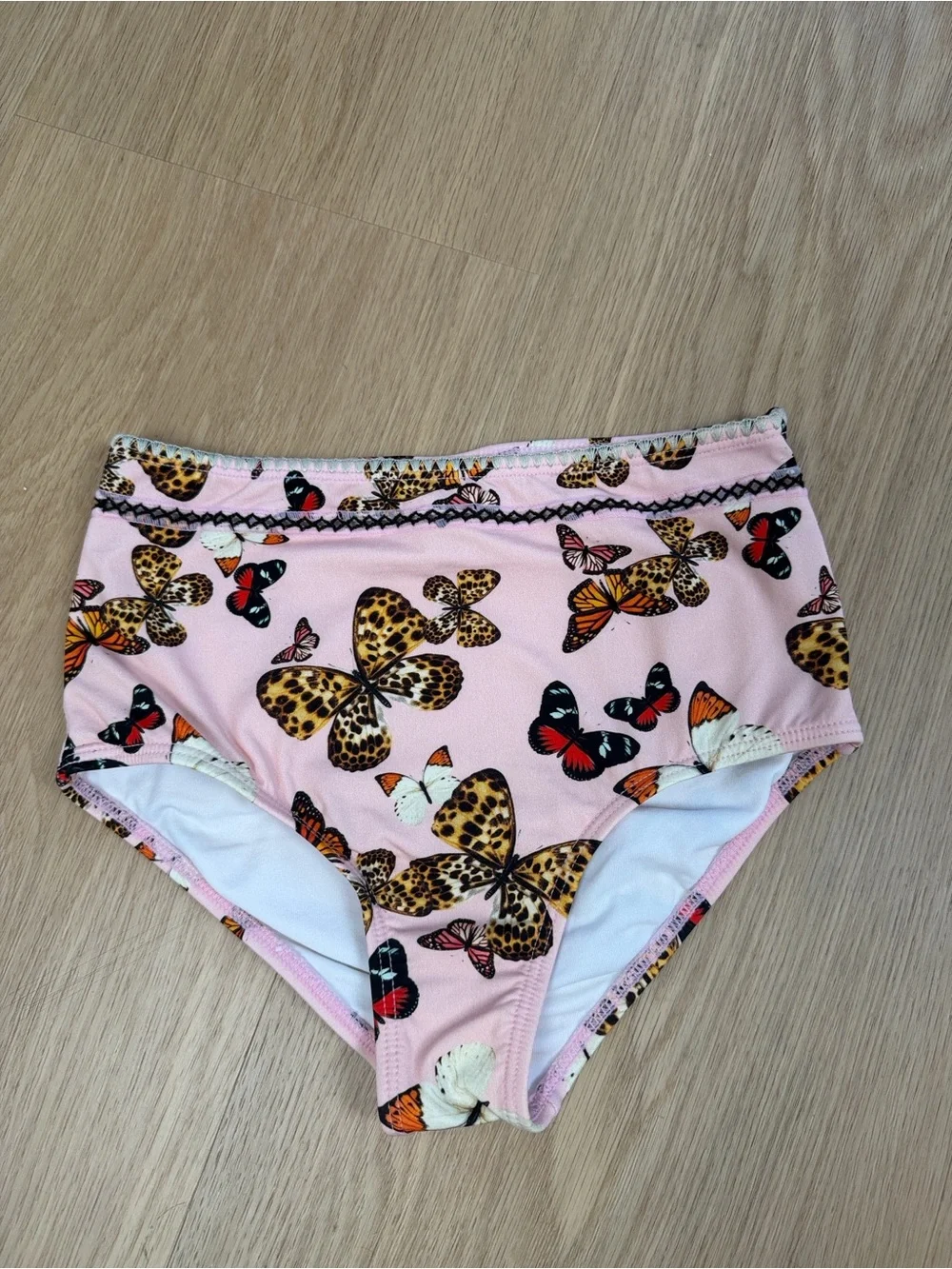Submarine Butterfly Print Bikini Bottom girls size 10